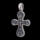 Срібний хрест з розп'яттям 13088 от ювелирного магазина Оникс - 2
