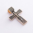 Золотий православний хрестик "Ісус Христос. Ніка" п02415 от ювелирного магазина Оникс