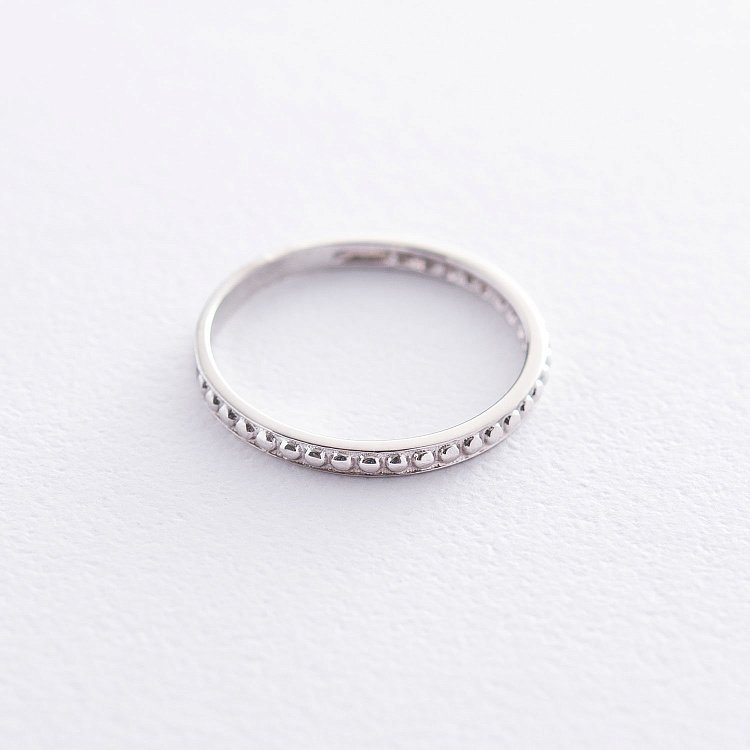 Каблучка в білому золоті к06594 від ювелірного магазину Онікс