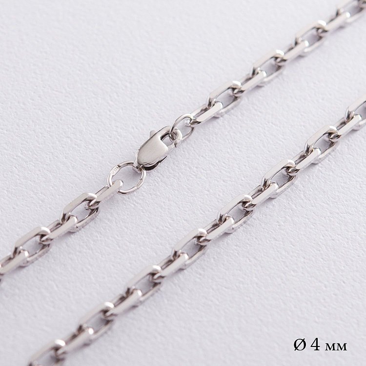 Серебряная цепочка (якорное плетение) рс116811 от ювелирного магазина Оникс