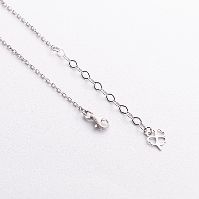 Срібне кольє "Конюшина" 181362 №3