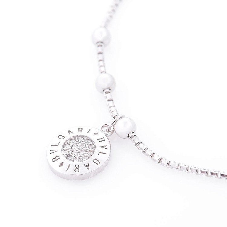 Срібний браслет (емаль, фіаніт) 141333 від ювелірного магазину Онікс - 1