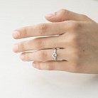 Помолвочное кольцо (фианиты) к03010 от ювелирного магазина Оникс - 1