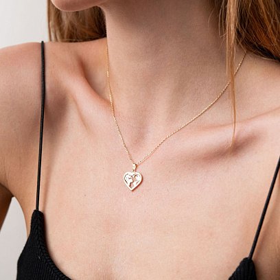 Колье "Планета" в желтом золоте кол01979 №3