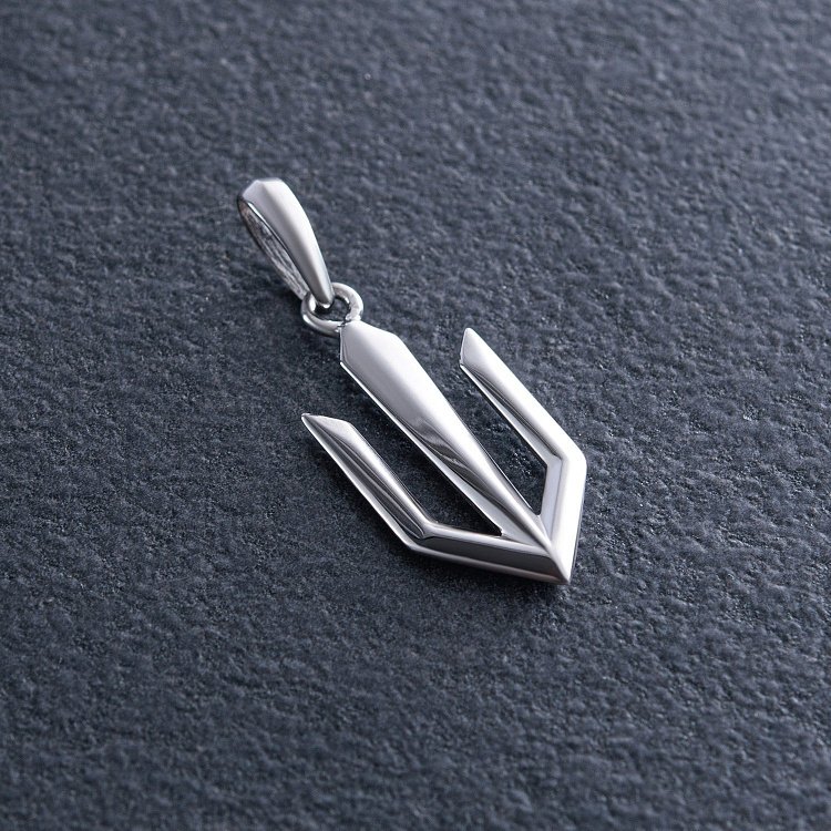 Срібна підвіска "Герб України - Тризуб" 7350 від ювелірного магазину Онікс