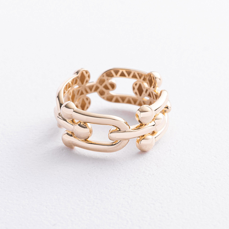 Кольцо "Фантазия" в желтом золоте к08468 от ювелирного магазина Оникс - 2