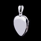 Срібний кулон "Серце для фотографії" 132027 от ювелирного магазина Оникс - 1