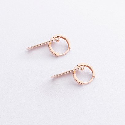 Серьги "Roxana" в красном золоте с09203 №3