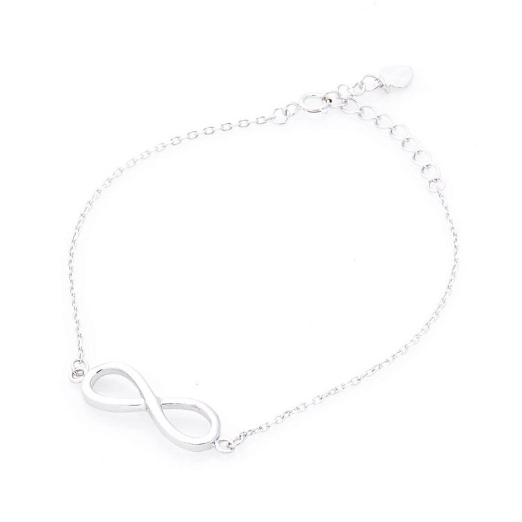 Серебряный браслет "Бесконечность" 141267 от ювелирного магазина Оникс