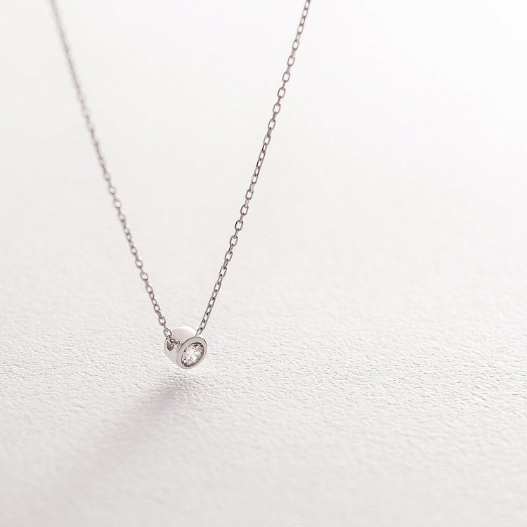 Золоте кольє (фіаніт) кол00721 від ювелірного магазину Онікс - 4