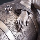 Серебряная фигура ручной работы "Счастье козака" сер00044к от ювелирного магазина Оникс - 4