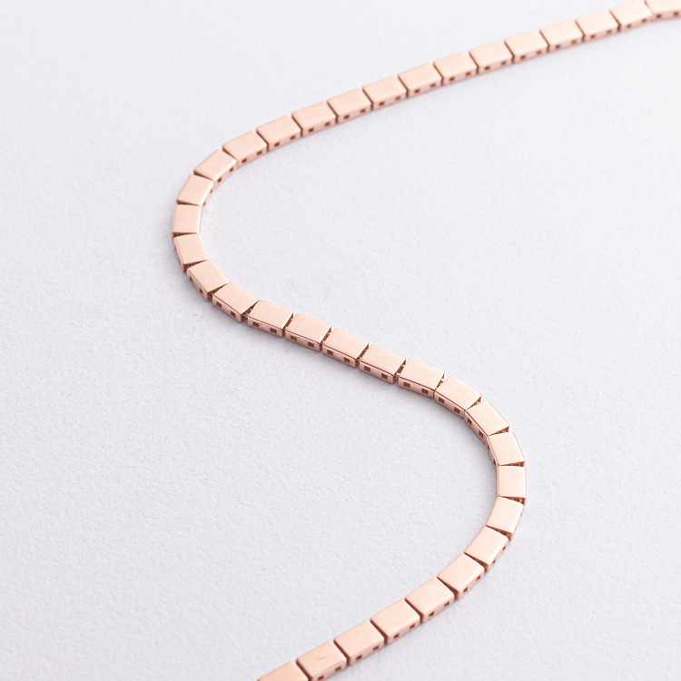 Браслет "Aria" у червоному золоті б05708 - 3 Браслет "Aria" у червоному золоті б05708 від ювелірного магазину Онікс - 3