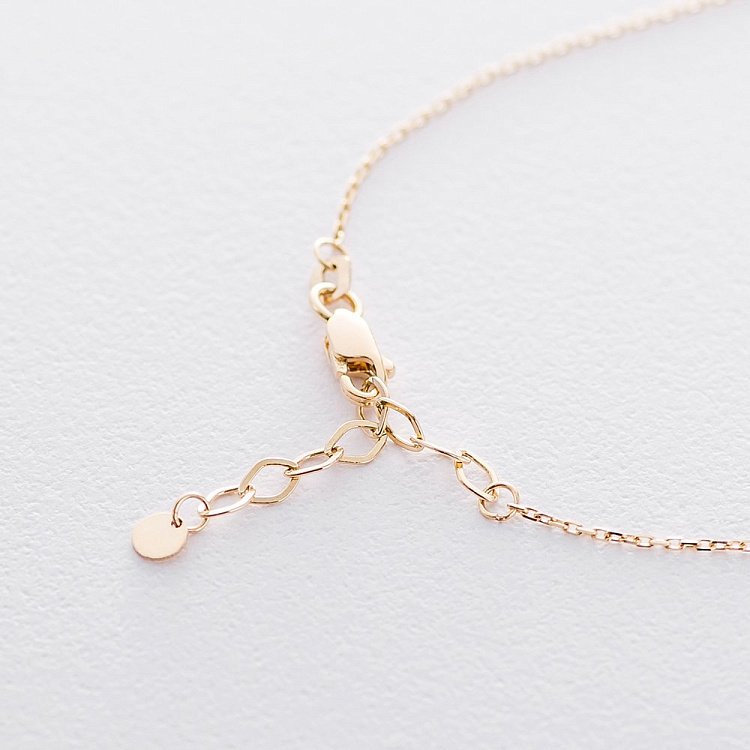 Золоте кольє "Сердечка" кол01447 від ювелірного магазину Онікс - 2