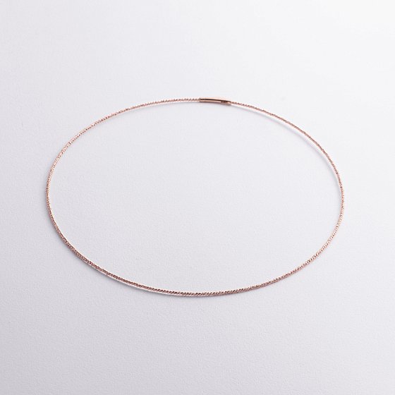 Колье-чокер "Шарики" в красном золоте кол02699