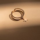 Золотое кольцо "Звёздочка" к05534 от ювелирного магазина Оникс - 7