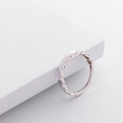 Золота каблучка без каменів к06215 №4