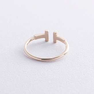 Кольцо "Tina" в желтом золоте к05762 №4