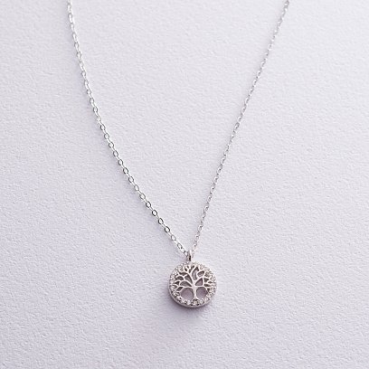 Срібне кольє "Древо життя" 18913