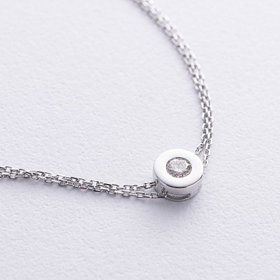 Золотий браслет з діамантом бб0042di №3