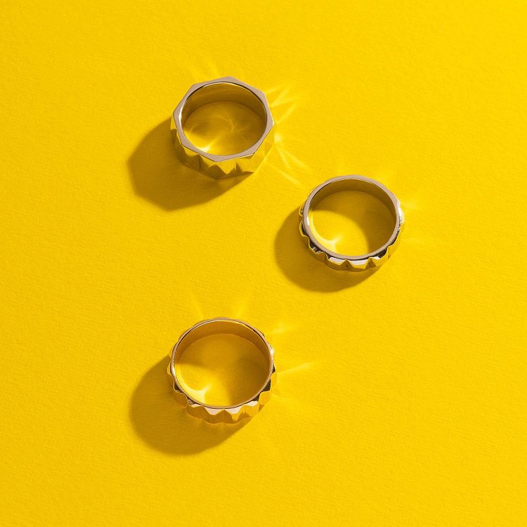 Каблучка "Frederika" у жовтому золоті к07584 від ювелірного магазину Онікс - 14