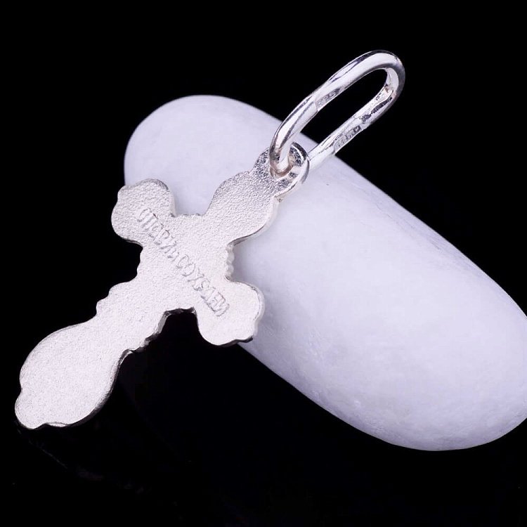 Дитячий православний хрестик 13496 від ювелірного магазину Онікс - 1