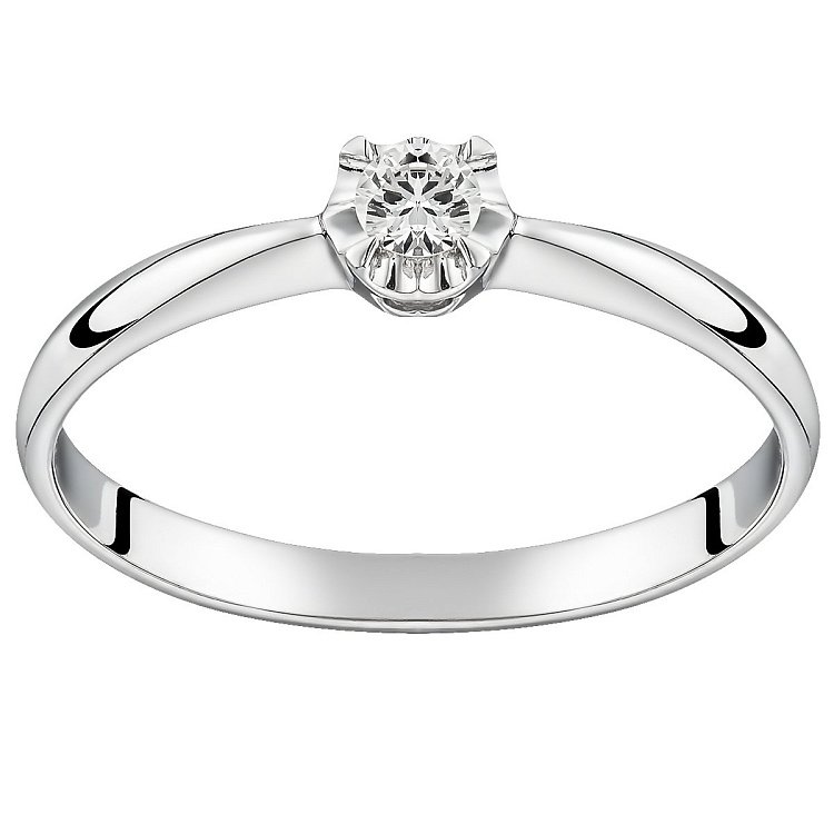 Золотое помолвочное кольцо с бриллиантом zberdh65 от ювелирного магазина Оникс - 2