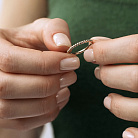 Шариковое кольцо "Одри" в красном золоте к07596 от ювелирного магазина Оникс - 2