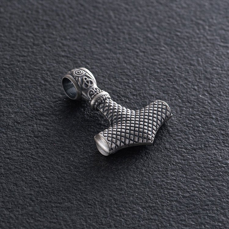 Серебряная подвеска "Молот Тора" 133241 - 4 Серебряная подвеска "Молот Тора" 133241 от ювелирного магазина Оникс - 4