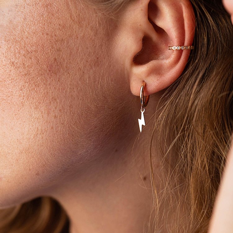 Каффа "Джессика" в красном золоте (фианиты) с08024 от ювелирного магазина Оникс - 2