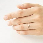 Золотое помолвочное кольцо (бриллианты) кб03039 от ювелирного магазина Оникс - 3