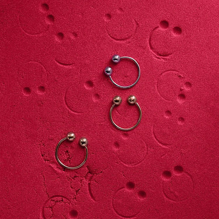 Каблучка "Кульки" у червоному золоті к07506 від ювелірного магазину Онікс - 15