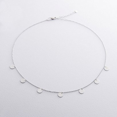 Золотое колье с монетками кол01441 №2