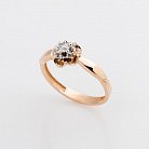 Золотое помолвочное кольцо (фианиты) к04893 от ювелирного магазина Оникс