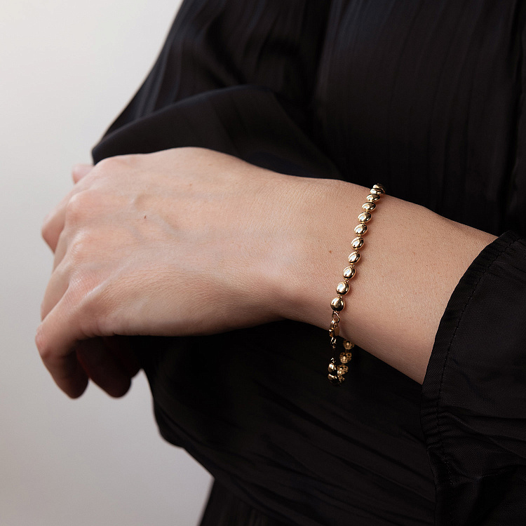 Браслет "Gloria" в желтом золоте б05780 от ювелирного магазина Оникс - 3