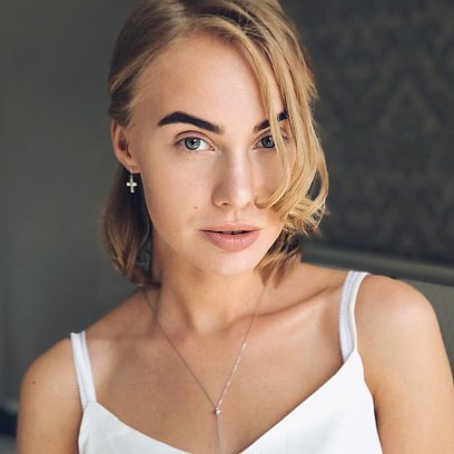 Золоті сережки "Хрестики" (фіаніти) с04418 №3