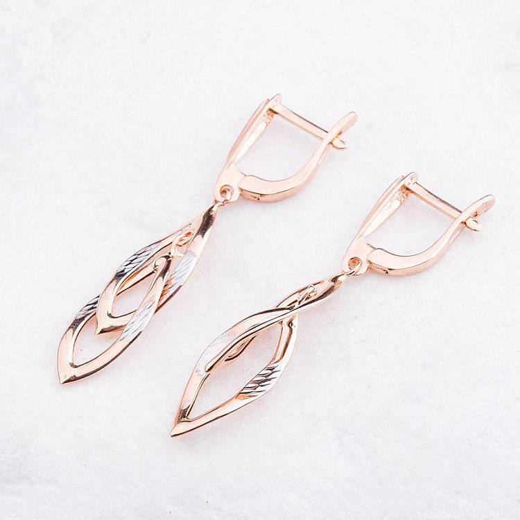 Золоті сережки с03932 від ювелірного магазину Онікс - 2