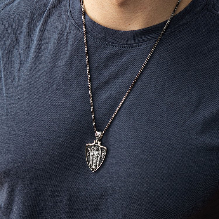 Серебряный кулон "Архангел Гавриил" 133223 от ювелирного магазина Оникс - 2