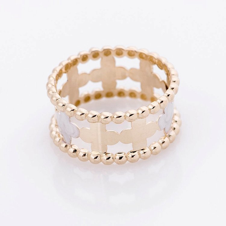 Золота каблучка к04989 від ювелірного магазину Онікс - 1