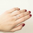 Золотий перстень "Клевер" з діамантами кб0179са от ювелирного магазина Оникс - 2