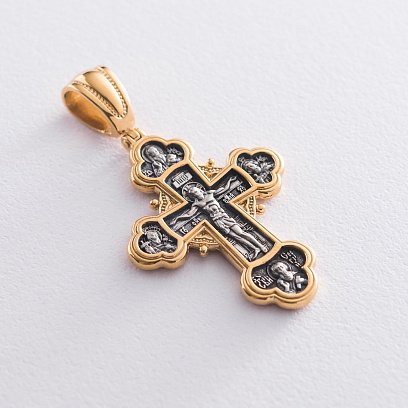 Православный крест "Распятие Христово, Александр Невский, Димитрий Донской, Сергий Радонежский. Архангел Михаил" 132958