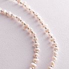 Срібне кольє "Серце" з перлами 181234 от ювелирного магазина Оникс - 5