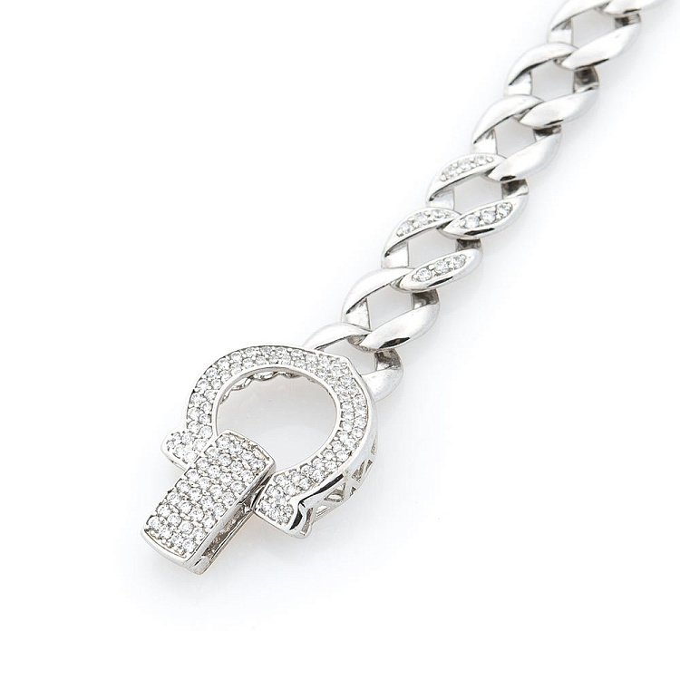 Серебряный браслет с фианитами 14764 от ювелирного магазина Оникс - 3