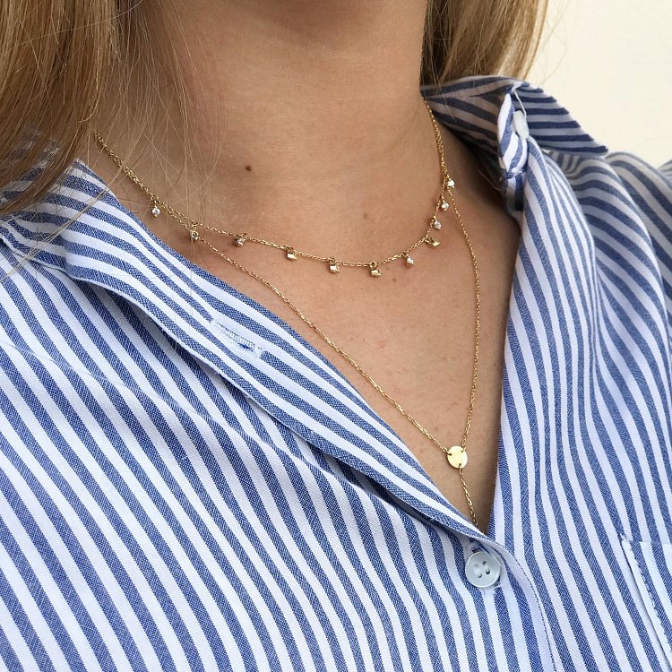 Золоте кольє Дуальність кол01407 від ювелірного магазину Онікс - 6