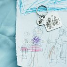 Брелок с гравировкой "Рисунок Вашего ребенка" detris от ювелирного магазина Оникс - 6