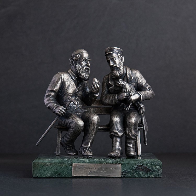 Серебряная фигура ручной работы 23129 от ювелирного магазина Оникс