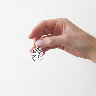 Серебряный кулон "Древо жизни" 132661 №2