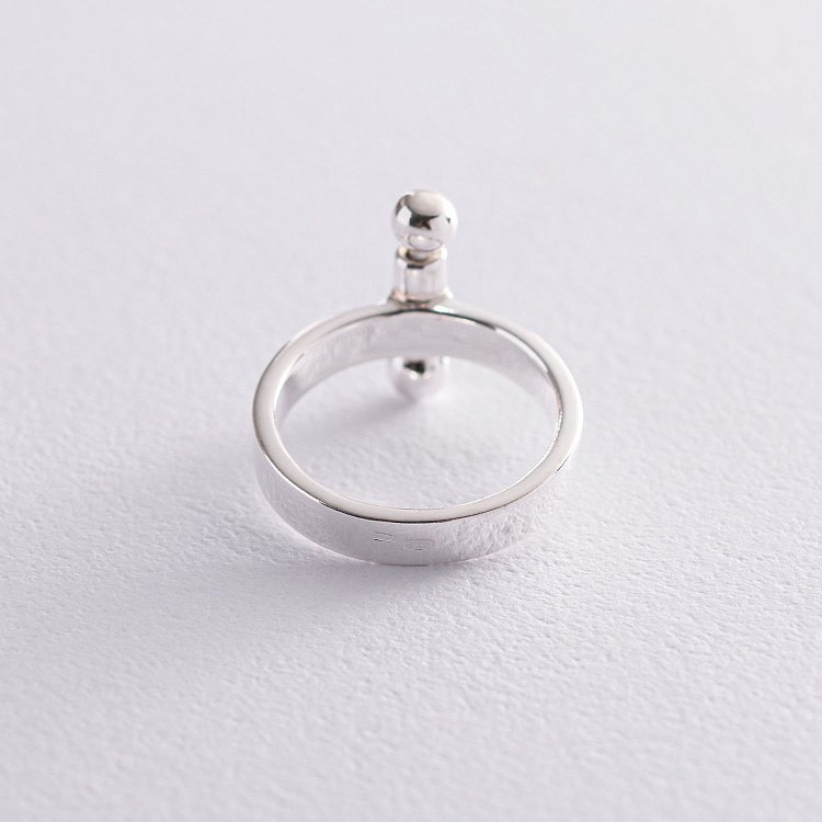 Срібна каблучка "Новий стиль" 112597 від ювелірного магазину Онікс - 5