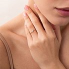 Золотое кольцо "Гвоздь" с бриллиантами 101-10029b от ювелирного магазина Оникс - 2