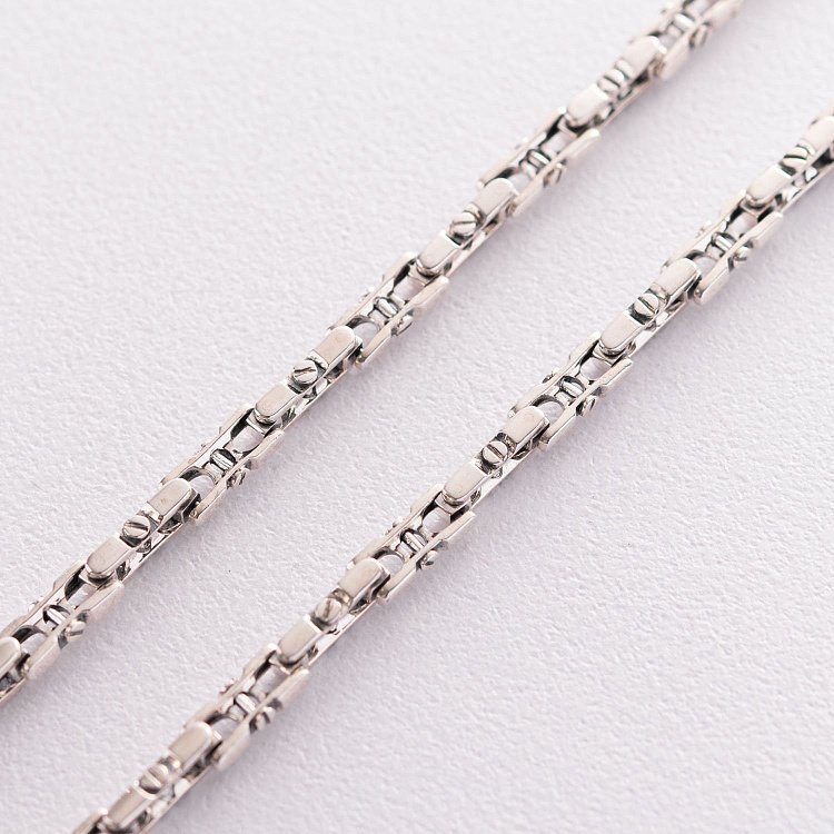 Чоловічий срібний ланцюжок Ц0014чd від ювелірного магазину Онікс - 1