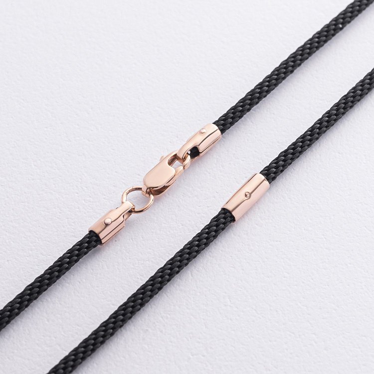 Ювелірний шнурок із золотою застібкою 7608000 від ювелірного магазину Онікс - 2